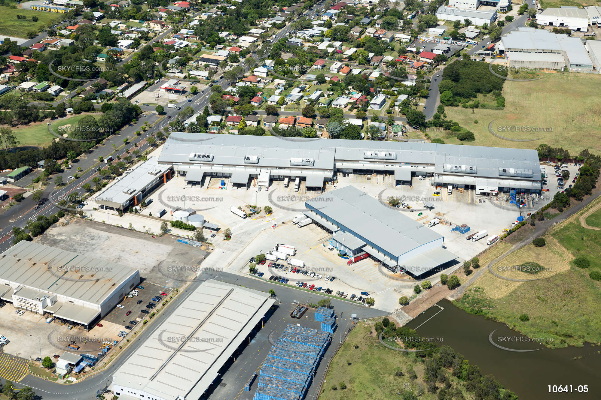 Brisbane Produce Markets Rocklea QLD Aerial Photography