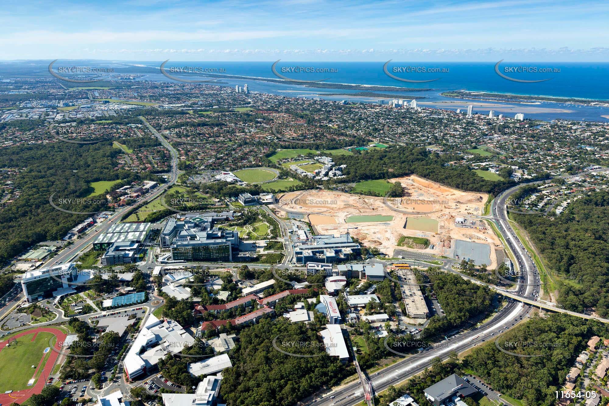 Griffith Uni Gold Coast University Hospital QLD Aerial Photography Griffith Uni Gold Coast University Hospital QLD Aerial Photography
