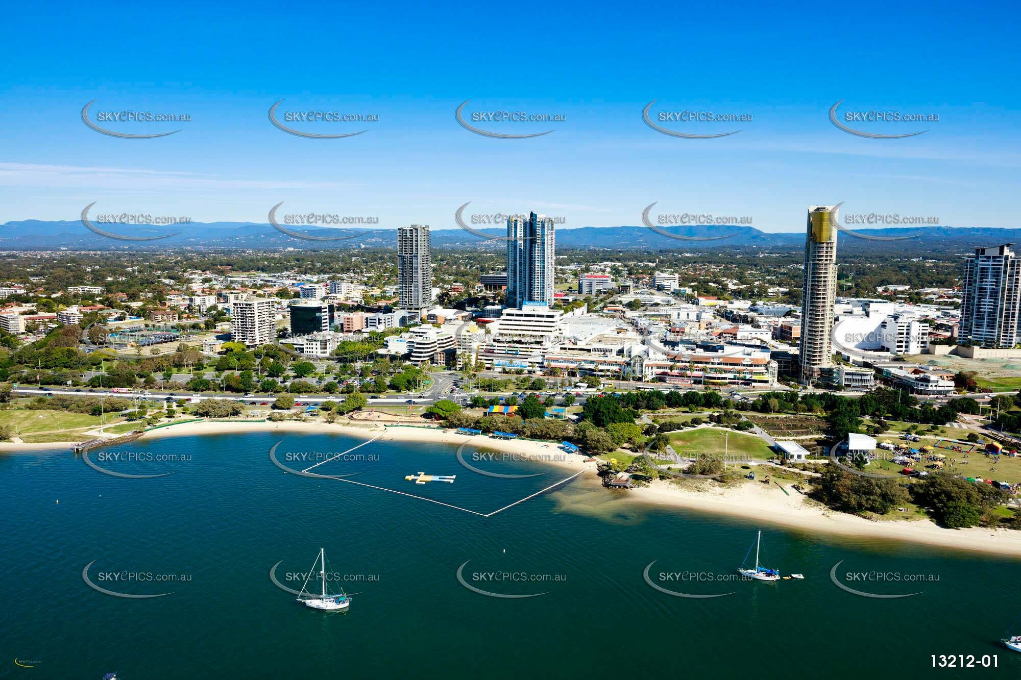 Broadwater Parklands Southport Gold Coast QLD Aerial Photography