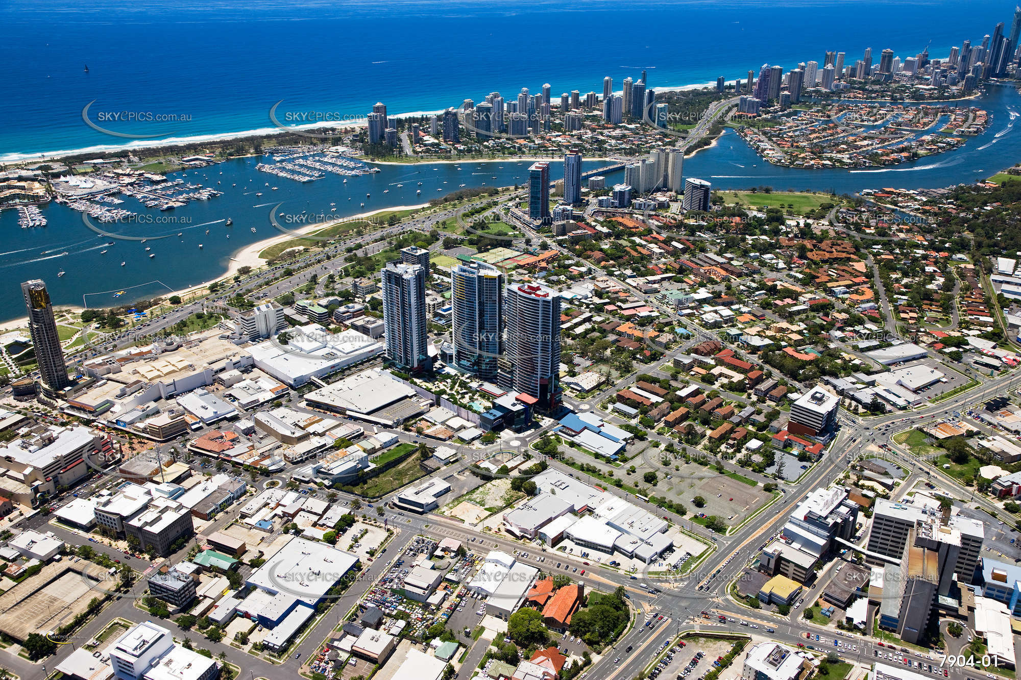 Aerial Photo Southport QLD Aerial Photography
