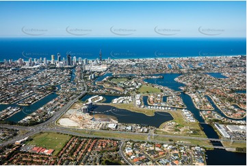 Aerial Photo Mermaid Waters QLD Aerial Photography