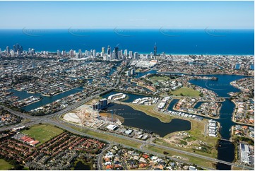 Aerial Photo Mermaid Waters QLD Aerial Photography