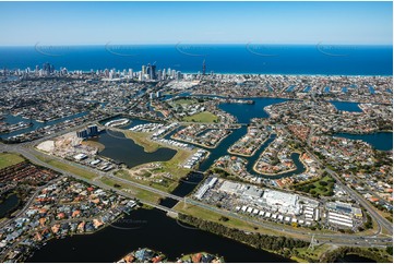 Aerial Photo Mermaid Waters QLD Aerial Photography