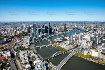 Aerial Photo Brisbane City QLD Aerial Photography
