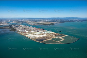 High Altitude Aerial Photo Port of Brisbane QLD Aerial Photography