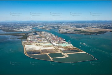 High Altitude Aerial Photo Port of Brisbane QLD Aerial Photography
