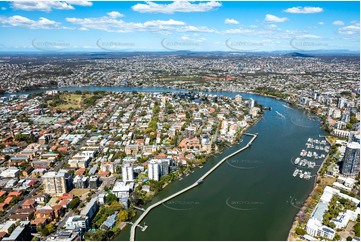 Aerial Photo New Farm QLD Aerial Photography