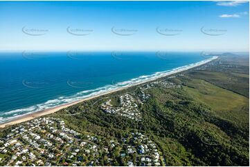 Aerial Photo Castaways Beach QLD Aerial Photography