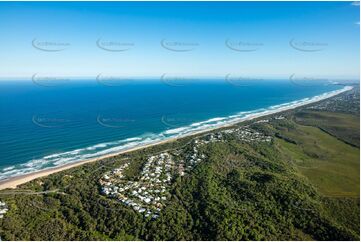 Aerial Photo Castaways Beach QLD Aerial Photography