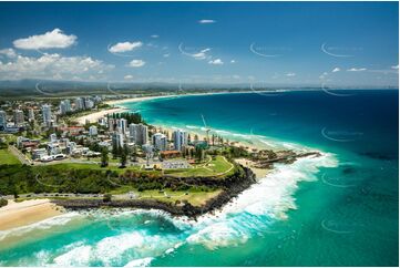 Aerial Photo Coolangatta QLD Aerial Photography