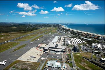 Gold Coast Airport at Bilinga Aerial Photography