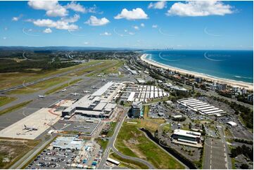 Gold Coast Airport at Bilinga Aerial Photography