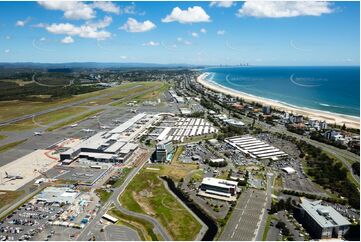 Gold Coast Airport at Bilinga Aerial Photography