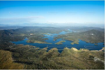 Aerial Photo of Wyaralong Dam QLD Aerial Photography