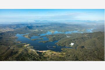 Aerial Photo of Wyaralong Dam QLD Aerial Photography