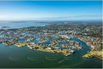 Aerial Photo of Raby Bay Cleveland QLD Aerial Photography