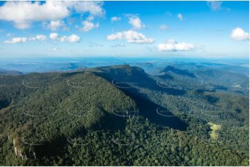 Aerial Photo Springbrook Mountain QLD Aerial Photography