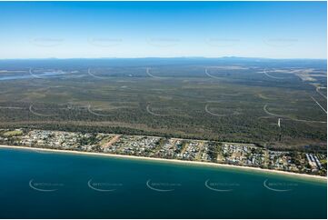Aerial Photo Woodgate QLD Aerial Photography