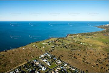 Aerial Photo Burnett Heads QLD Aerial Photography