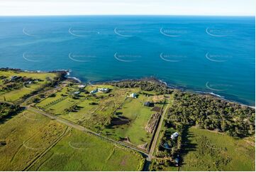 Aerial Photo Burnett Heads QLD Aerial Photography