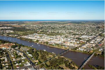 Aerial Photo Bundaberg Central QLD Aerial Photography