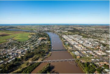 Aerial Photo Bundaberg Central QLD Aerial Photography