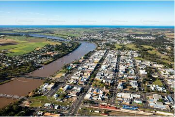 Aerial Photo Bundaberg Central QLD Aerial Photography