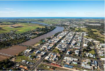 Aerial Photo Bundaberg Central QLD Aerial Photography