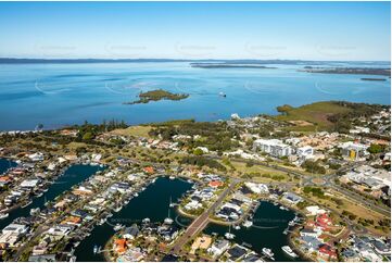 Aerial Photo Cleveland QLD Aerial Photography