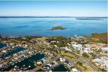Aerial Photo Cleveland QLD Aerial Photography