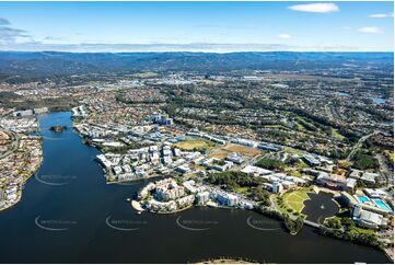 Aerial Photo Varsity Lakes QLD Aerial Photography