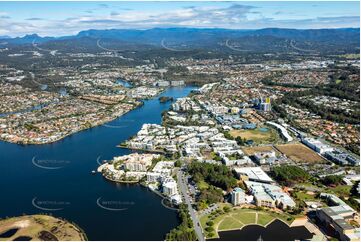 Aerial Photo Varsity Lakes QLD Aerial Photography