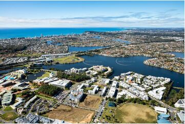 Aerial Photo Varsity Lakes QLD Aerial Photography