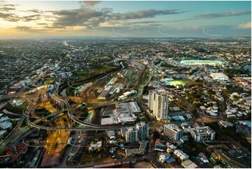 Aerial Photo Bowen Hills QLD Aerial Photography