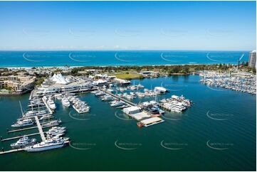 Aerial Photo Marina Mirage Gold Coast