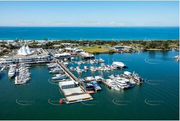 Aerial Photo Marina Mirage Gold Coast