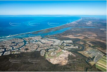 Aerial Photo Pelican Waters QLD Aerial Photography