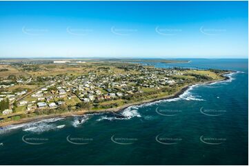 Aerial Photo Burnett Heads QLD Aerial Photography