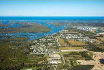 Aerial Photo Jacobs Well QLD Aerial Photography