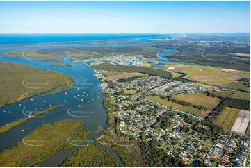 Aerial Photo Jacobs Well QLD Aerial Photography