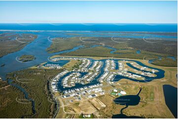 Aerial Photo Calypso Bay Jacobs Well QLD