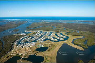 Aerial Photo Calypso Bay Jacobs Well QLD