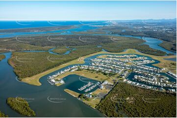 Aerial Photo Calypso Bay Jacobs Well QLD