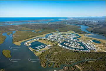 Aerial Photo Calypso Bay Jacobs Well QLD