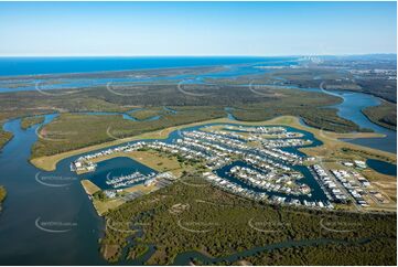 Aerial Photo Calypso Bay Jacobs Well QLD