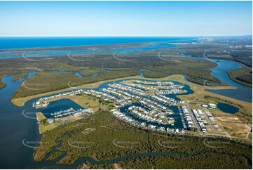 Aerial Photo Calypso Bay Jacobs Well QLD