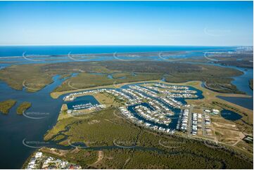 Aerial Photo Calypso Bay Jacobs Well QLD