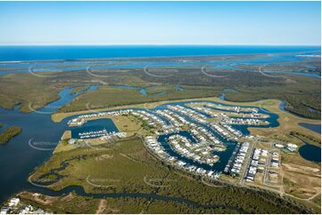 Aerial Photo Calypso Bay Jacobs Well QLD