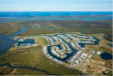 Aerial Photo Calypso Bay Jacobs Well QLD