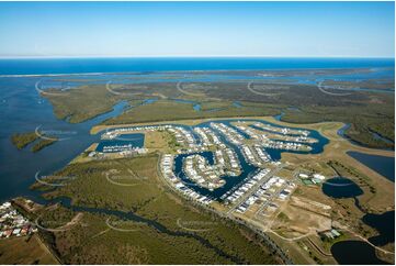 Aerial Photo Calypso Bay Jacobs Well QLD